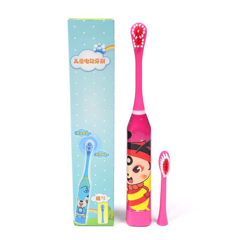 Protable Children Electric Toothbrush 2PCS Replaceable Head Acoustic Wave Electric Brush Cartoon Soft Hair Kids Tooth Brush Protable Children Electric Toothbrush 2PCS Replaceable Head Acoustic Wave Electric Brush Cartoon Soft Hair Kids Tooth Brush