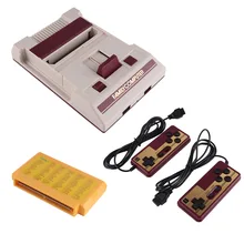 Classic Family Video Game Console to TV Coolbaby RS-35 Red White TV 8Bit Game Consoles Player with AV Cable+Game Card 2 Gamepads
