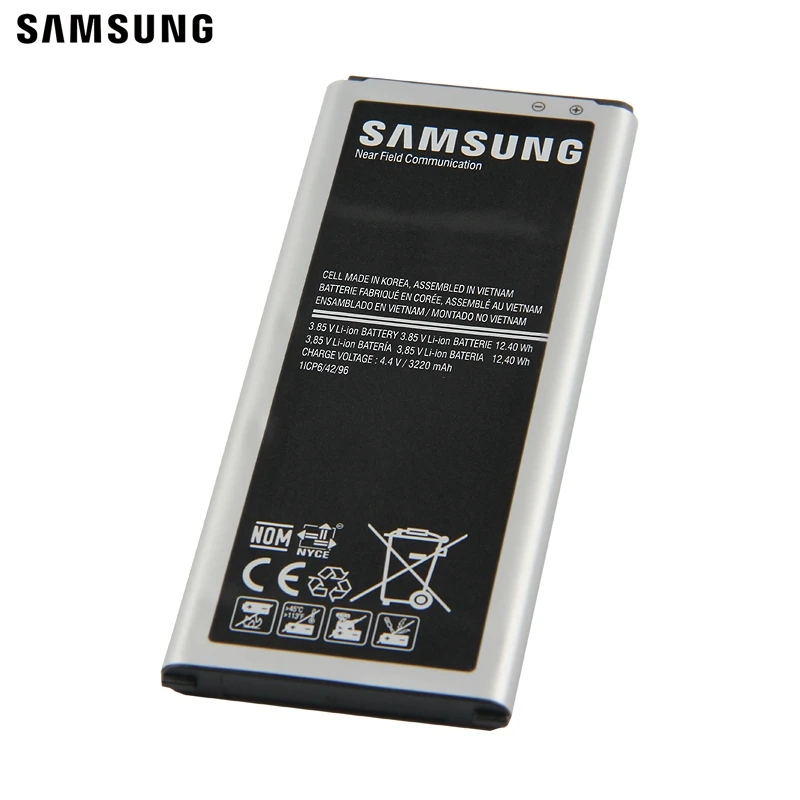 Оригинальная батарея Samsung EB-BN910BBE EB-BN910BBK для GALAXY NOTE4 N910F N910H N910V N910C N910a N910u NOTE 4 EB-BN910BBC