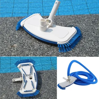 

Portable Swimming Pool Floor Cleaner Set Durable Pool Sucking Brushes Vacuum Cleaner With 7M Hose Lightweight Wall Brush