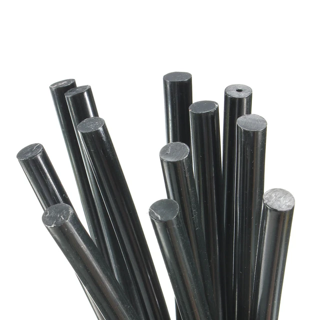 15Pcs Hot Glue Sticks, 270 X11mm Black Hot Melt Glue Sticks For