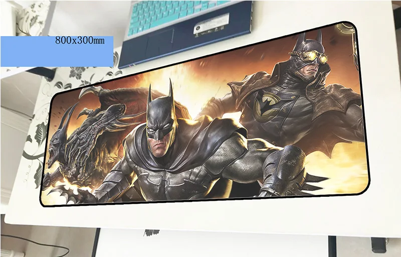 Коврик для мыши с Бэтменом, 80x30 см, модный игровой коврик для мыши, геймерский коврик, подарок на Хэллоуин, игровой стол, компьютерная клавиатура, большие игровые коврики