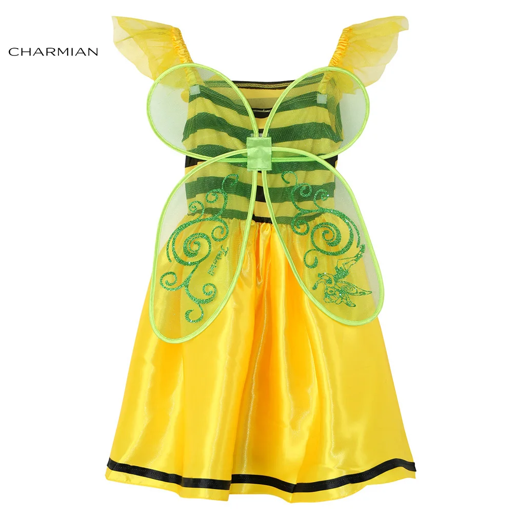 Charmian Baby Buzzing Daisy Bee костюмы на Хэллоуин для детей маскарадный костюм маскарад