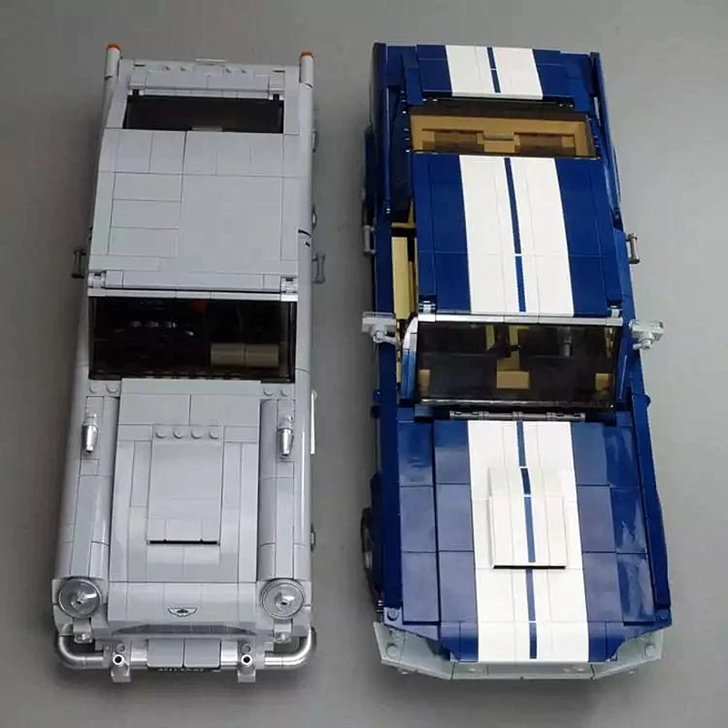 Creator Aston Martin VS Ford Mustang Building Blocks Kit Bricks Sets Classic 10262 10265 Car Model Toys Compatible Legoe 21047