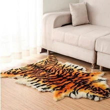 Высокое качество ковер Австралия чистая шерсть кожа имитация Тигровая кожа коврик гостиная ковер стул подушка Сиденье животное одеяло