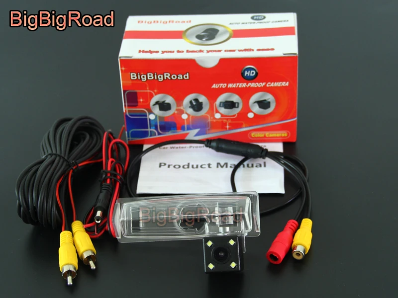 BigBigRoad Car Rear View Camera For Mitsubishi Colt Plus Grandis Pajero Sport  Pajero Dark 2008 -2010 2011 2012 2013 2015 (2)