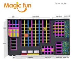 MAGICFUN большой банджи re bounder батут Крытый для продажи Малайзия