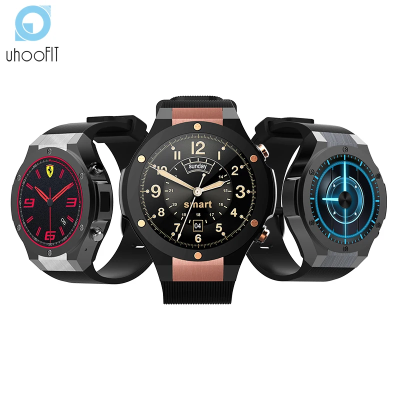 H2 Bluetooth Smart часы gps навигации 5MP Камера MTK6580 ОС Android OLED Smartwatch монитор сердечного