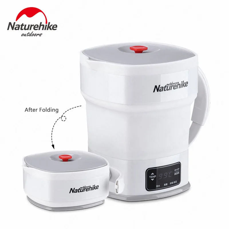 Портативный чайник Naturehike легкий складной мини из силикагеля с теплоизоляцией
