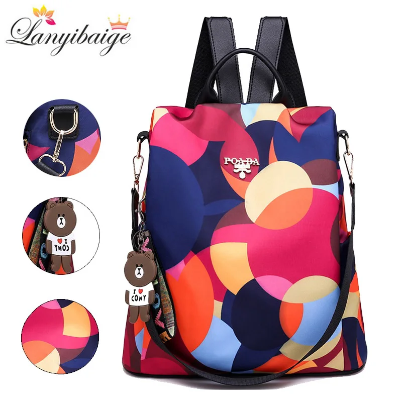  Fashion backpack women shoulder bag large capacity women backpack school bag for teenage girls ligh - 33052453689