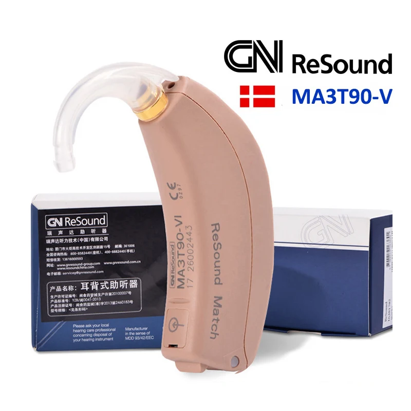 

2018 NEW!!GN ReSound Match BTE Hearing Aids Digital 3-CH Moderate Severe LossMa2t70-v earing Aids Amplifiers