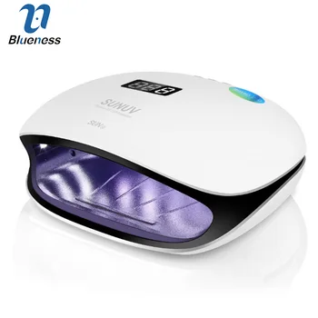

Blueness 48W Nail Lamp 2in1 Smart Phototherapy Electric Machine Nail Dryer For Curing Nail Gel Polish LED UV Lamp Nail Art Tool