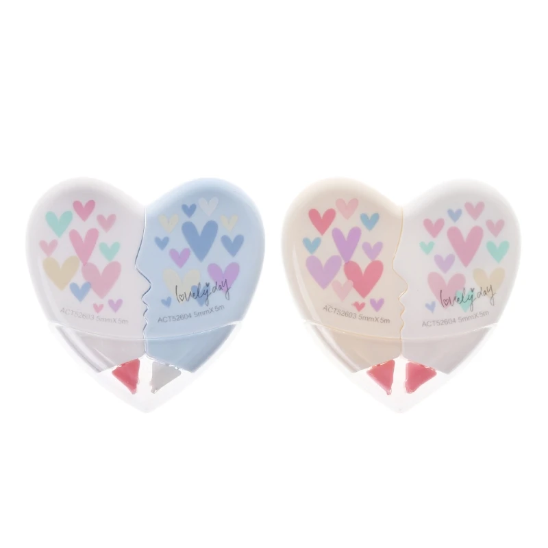 

Love Heart Correction Tape Kawaii Student Stationery Office School Supplies 10M