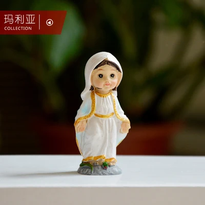 Католический подарок Q Edition Девы Марии Иисуса ювелирные изделия - Цвет: Тёмно-синий