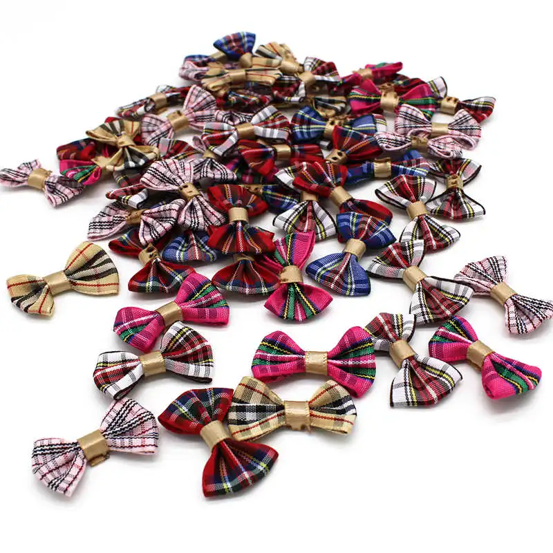30 шт. Lucia crafts 3 5*2 5 см Разноцветные банты для девочек эксклюзивные мини бантики