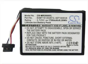 

Cameron Sino 1700mAh battery for MAGELLAN RoadMate 2000 2200T 2250T 027100SV8 37-00030-001 E4MT181202B12