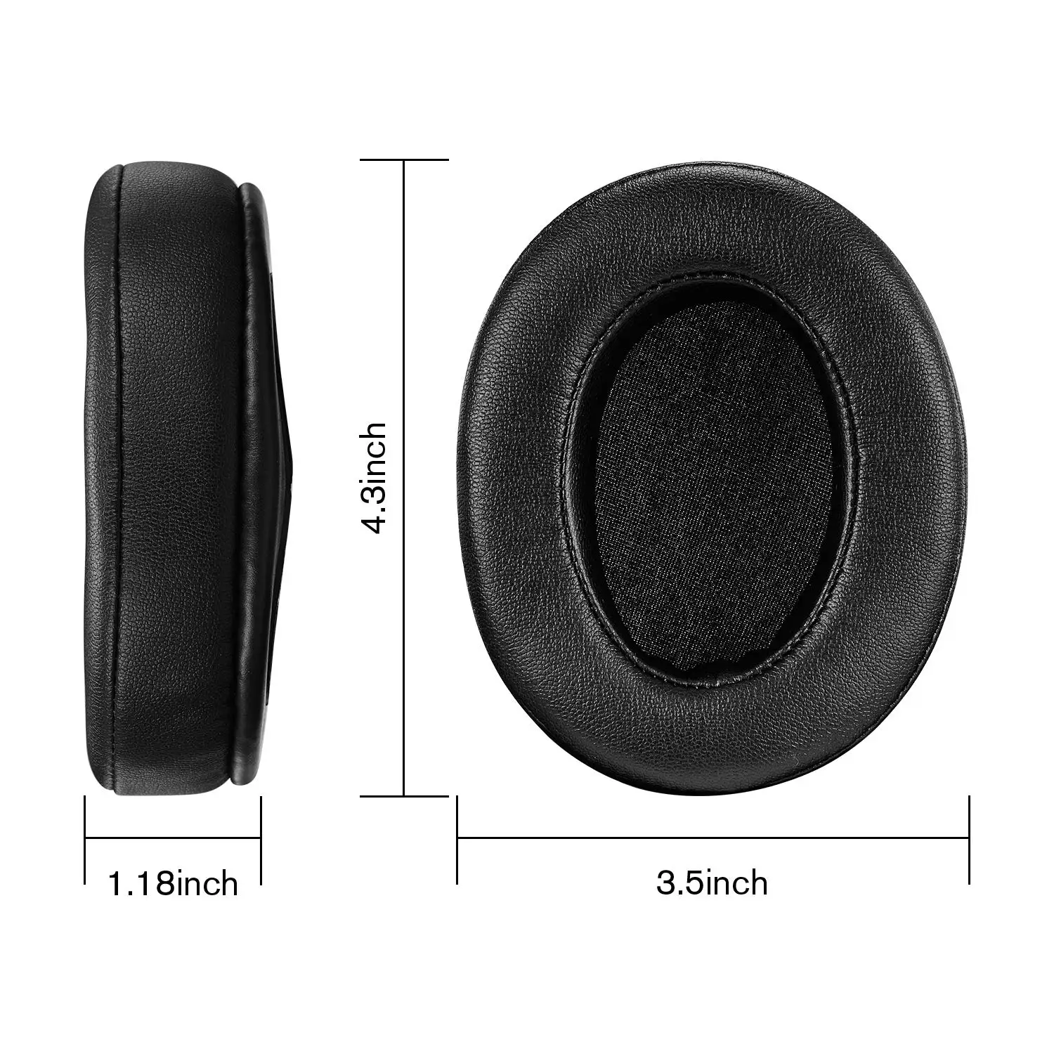 Ear Pads Ear Cushion Replacement for Audio Technica ATH M50X / M50 / M40X / M40 / Turtle Beach/HyperX/Sennheiser and More