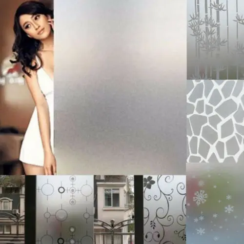 2019 Fashion 2M x 45CM Window Door Privacy Film Room Bathroom Home Glass Sticker PVC Frosted