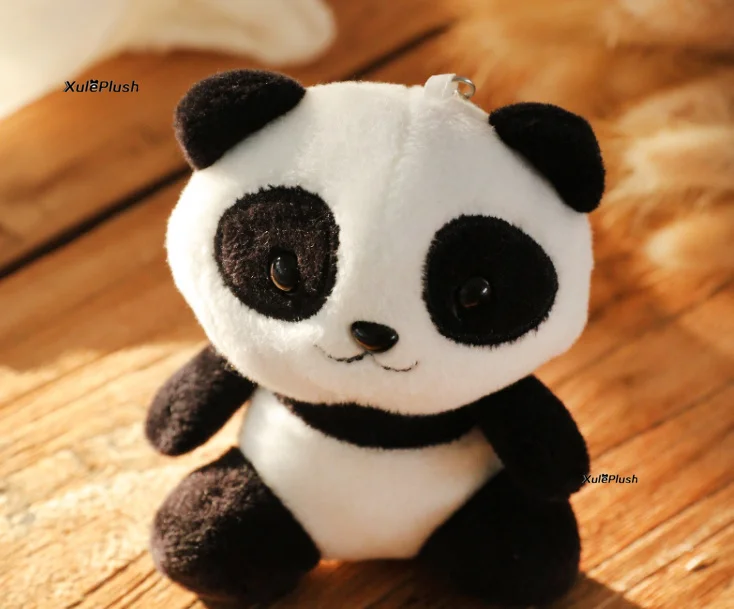 Мини новая панда 4 см 7 см и 10 см Плюшевые игрушки-4 цвета-брелок мягкие плюшевые игрушки, аксессуары мини подарок панда плюшевая игрушка кукла - Цвет: 10cm