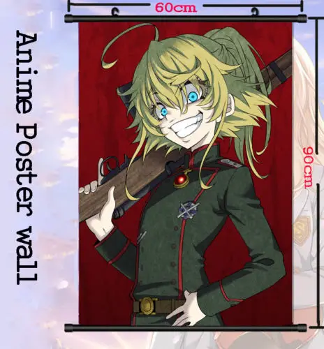 Аниме плакат Youjo Senki настенная прокрутка печатная картина домашний декор