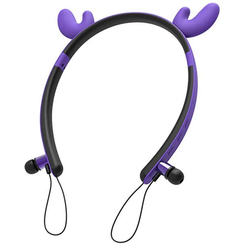 

Compact and Portable Girl's Deer Ear Headphones for Outdoor Sport Morning Running Riding, Perfect for Home and Birthday Gift
