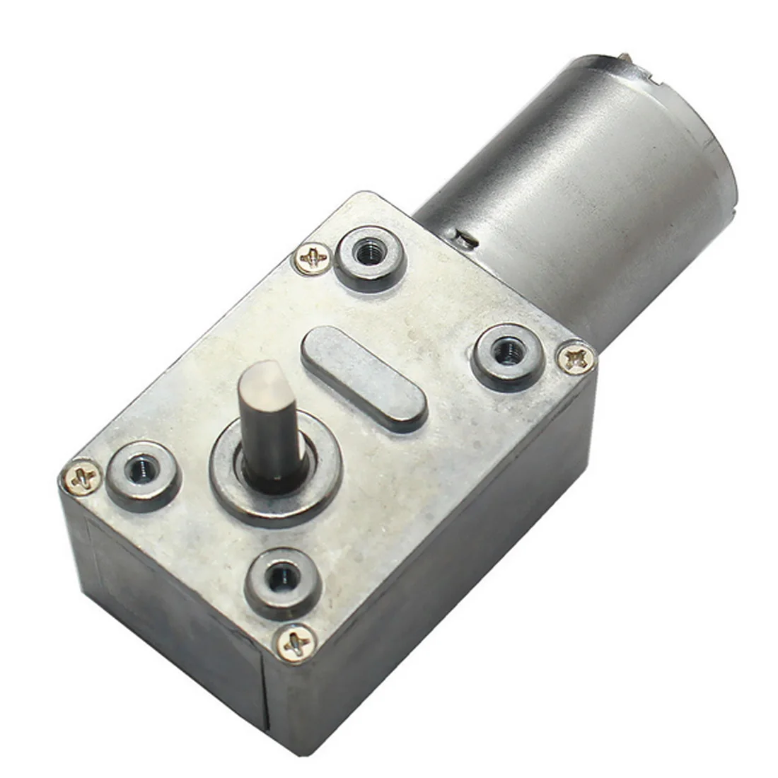 

Mini Electric Gearbox Reducer DC 12V Gear Reduction Motor Worm Reversible High Torque Turbo Geared Motor 5-100RPM