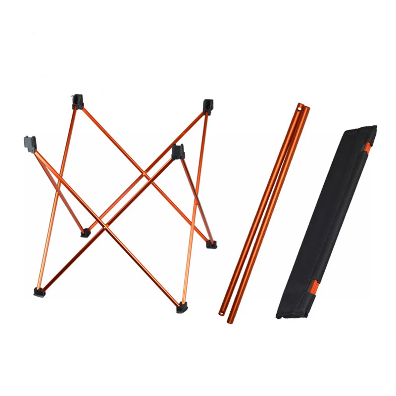 Outdoor Picnic Table Camping Aluminium Alloy Picnic Table Waterproof Ultra-light Durable Folding Desk For Picnic& Camping