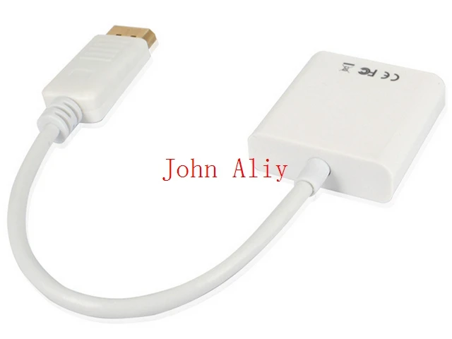 200 개몫 실용적인 DP DisplayPort Male to DVI Female 어댑터 케이블