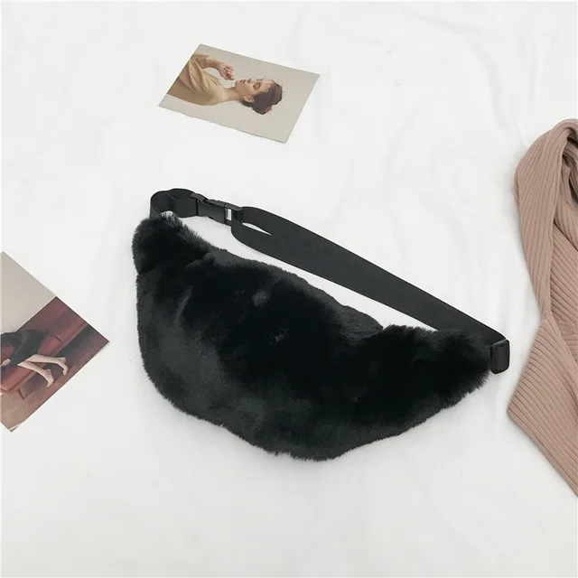 fur belt bag