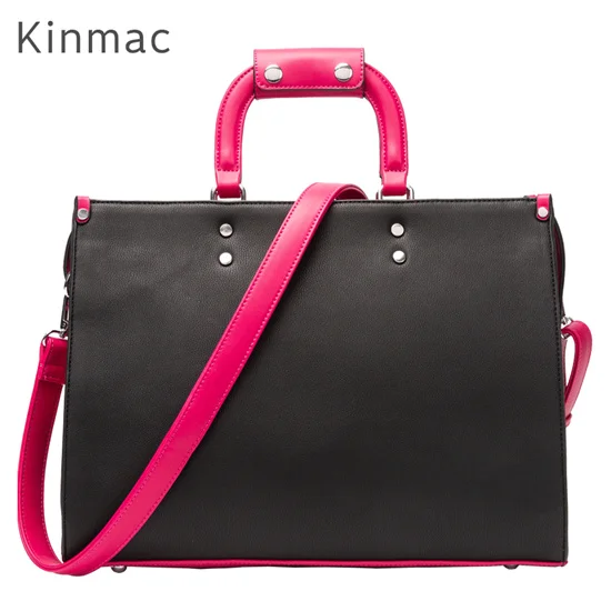 Бренд Kinmac из искусственной кожи, сумка-мессенджер для ноутбука 13 дюймов, чехол для MacBook Air, Pro 13,", Прямая поставка 006 - Цвет: Black NB006