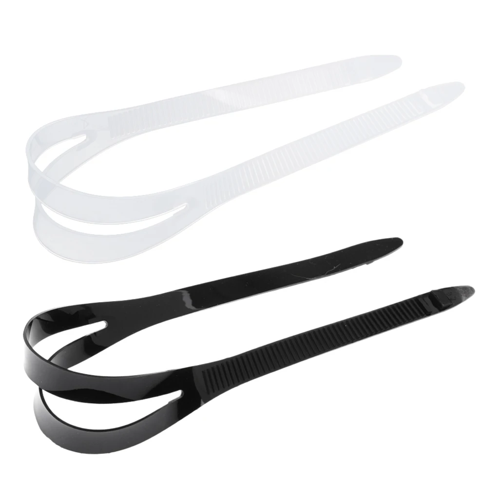MagiDeal 2Pcs Premium Soft Silicone Mask Strap Bnad Replacement - Scuba Diving Snorkeling Goggles Swimming 