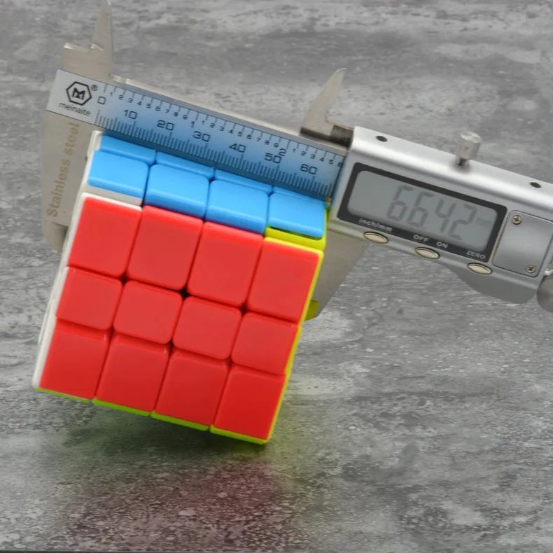 Lefun прозрачный пазл Фишер магический куб без наклеек 4x4 Magic Cube Cubo Magico обучения Развивающие игрушки для детей