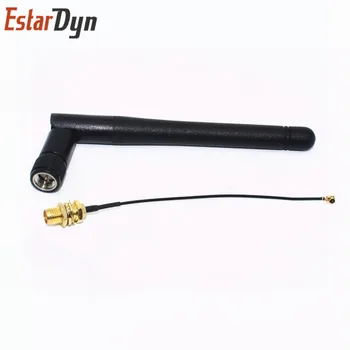 

10pcs 2.4G antenna folded Bluetooth wifi module ZigBee antenna SMA to IPEX feeder line 2.4GHz Antenna free shipping
