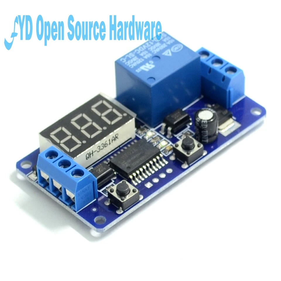 1 channel 12V  5V External Trigger -Delay relay module time adjustable with LED digital display