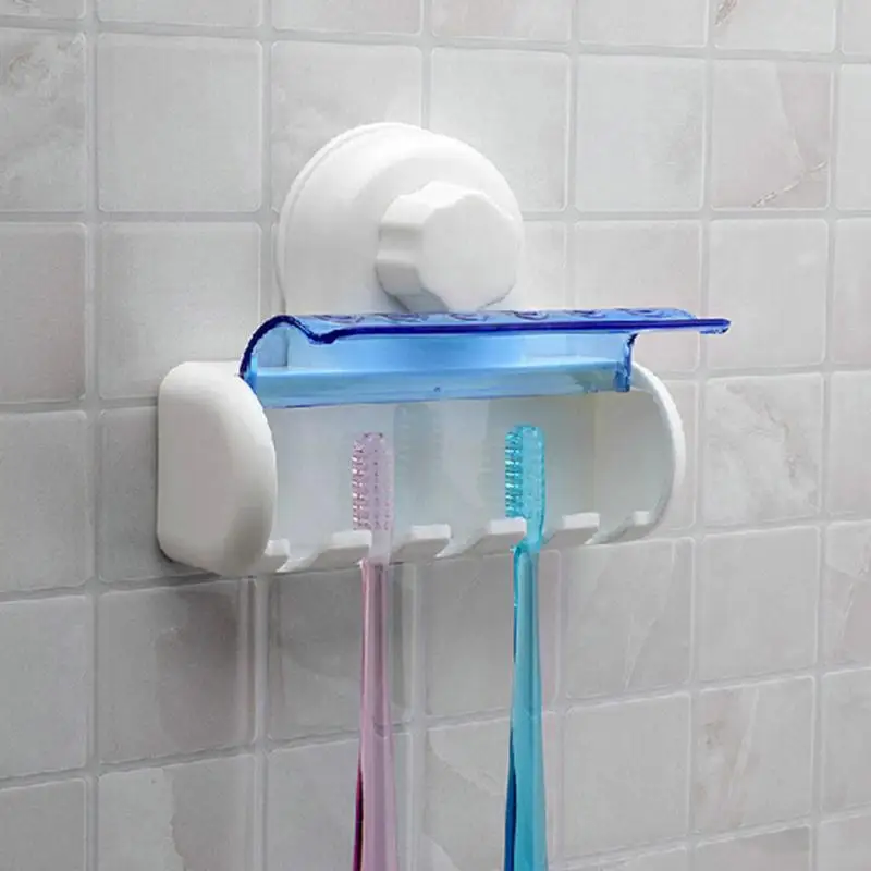 Creative Suction Cup Toothbrush HolderBathroom Toothbrush Holderin