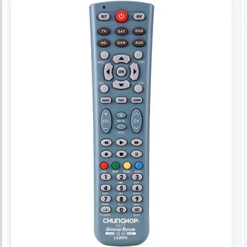 

3PCS/lot Chunghop E677 Combinational Remote Control Learn for TV SAT DVD CBL DVB-T AUX Universal 3D SMART TV CE