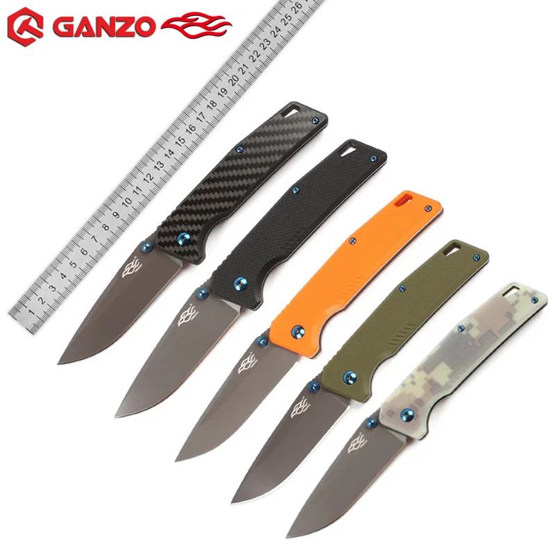 

FB7603 Super Militari 440C Blade G10 Handle Folding knife Hunting Camping Survival Tactical Utility Firebird Ganzo EDC knives