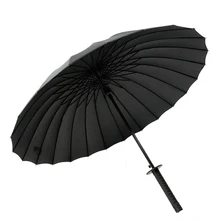 Большой Анти-Ультрафиолетовый зонтик дождя женщин Floding ветрозащитный японская катана Зонтик Ombrello девушка Зонты Зонт UBY004