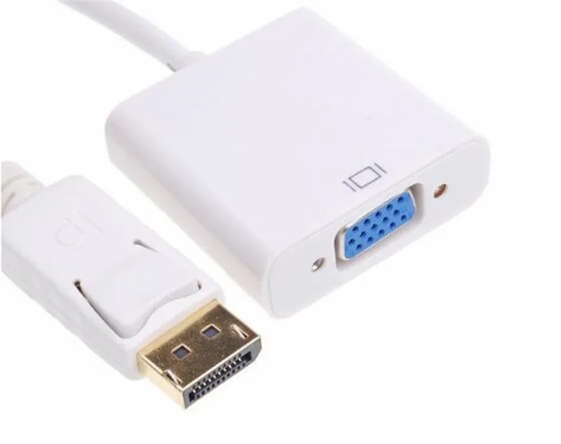 100 шт./партия* Thunderbolt Дисплей Порты и разъёмы DP мужчин и женщин VGA конвертер кабель адаптер для ПК ноутбука