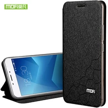Meizu M5 Примечание случае 5.5 дюймов силиконовая крышка Роскошные Флип Кожа твердого металла САППУ Mofi Meizu M5 Примечание Чехол Clear Пластиковые 360 Fundas