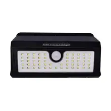 LAIDEYI Водонепроницаемый на открытом воздухе движение-активированный охранное освещение 55 светодиодный яркий солнечный свет для Pati0 двухслойные двор сад