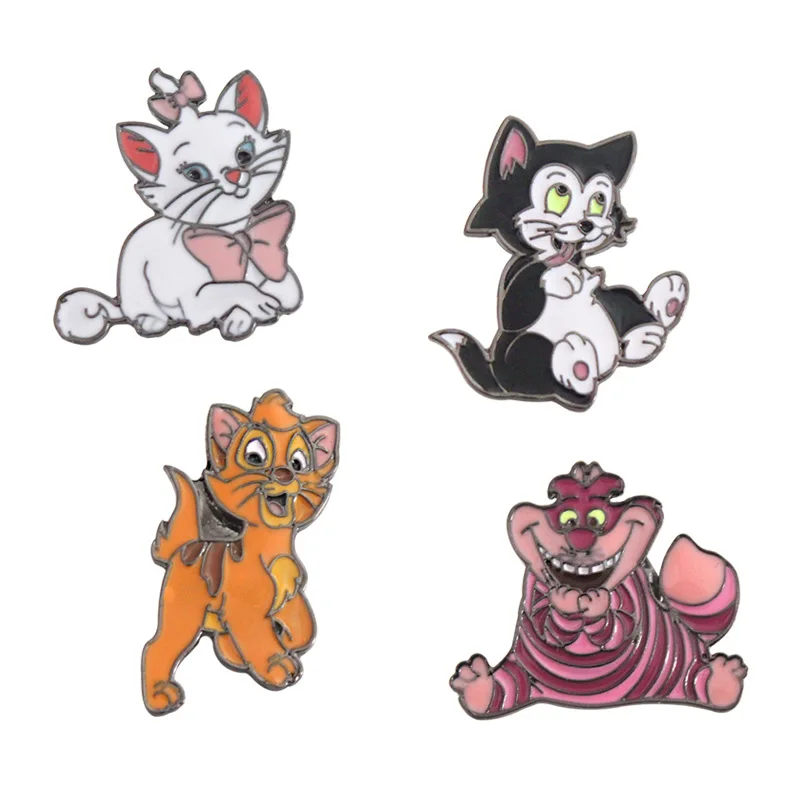 

1PCS Cheshire Tom Cats Fashion Anime Brooches Alloy Wedding Pin Cartoon Brooch Badge Pins Unisex Jewelry Gifts New