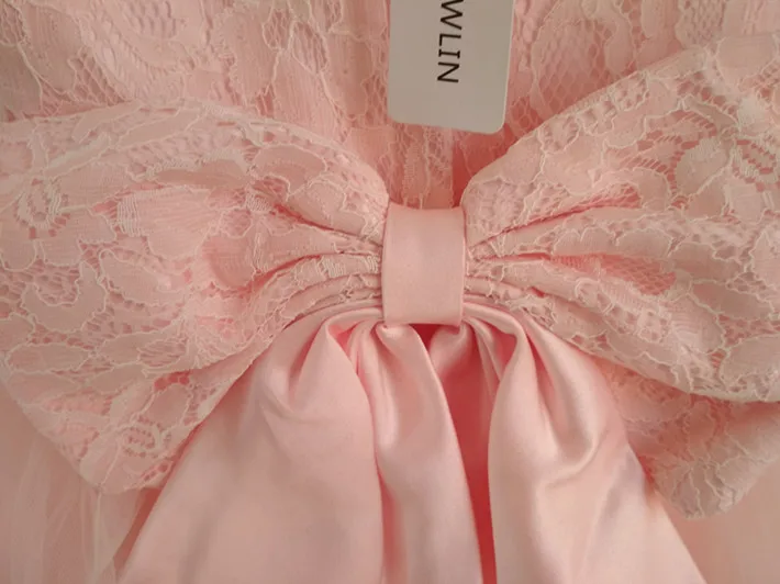 BBWOWLIN/розовое рождественское платье для маленьких девочек на 1 год, день рождения, 8042