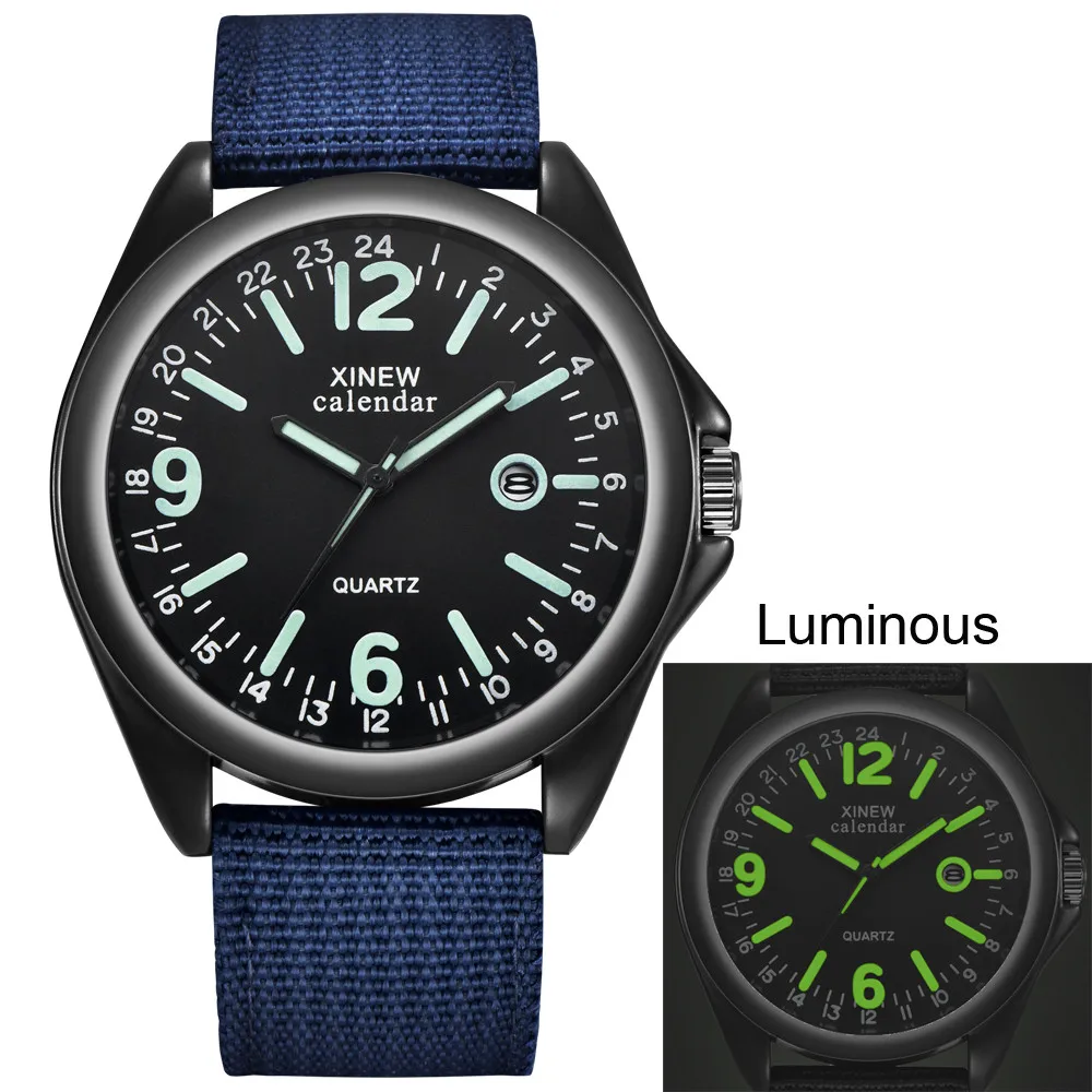 Светится в темноте часы топовые брендовые Роскошные военные мужские часы кварцевые армейские часы с черным циферблатом Роскошные спортивные наручные часы M5
