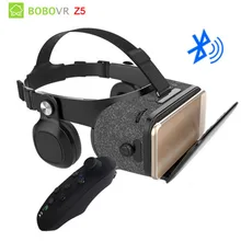 BOBOVR Z5 Wireless version Bluetooth 120 FOV VR Virtual Reality Glasses Remote 3D Android Cardboard VR 3D Headset for Smartphone