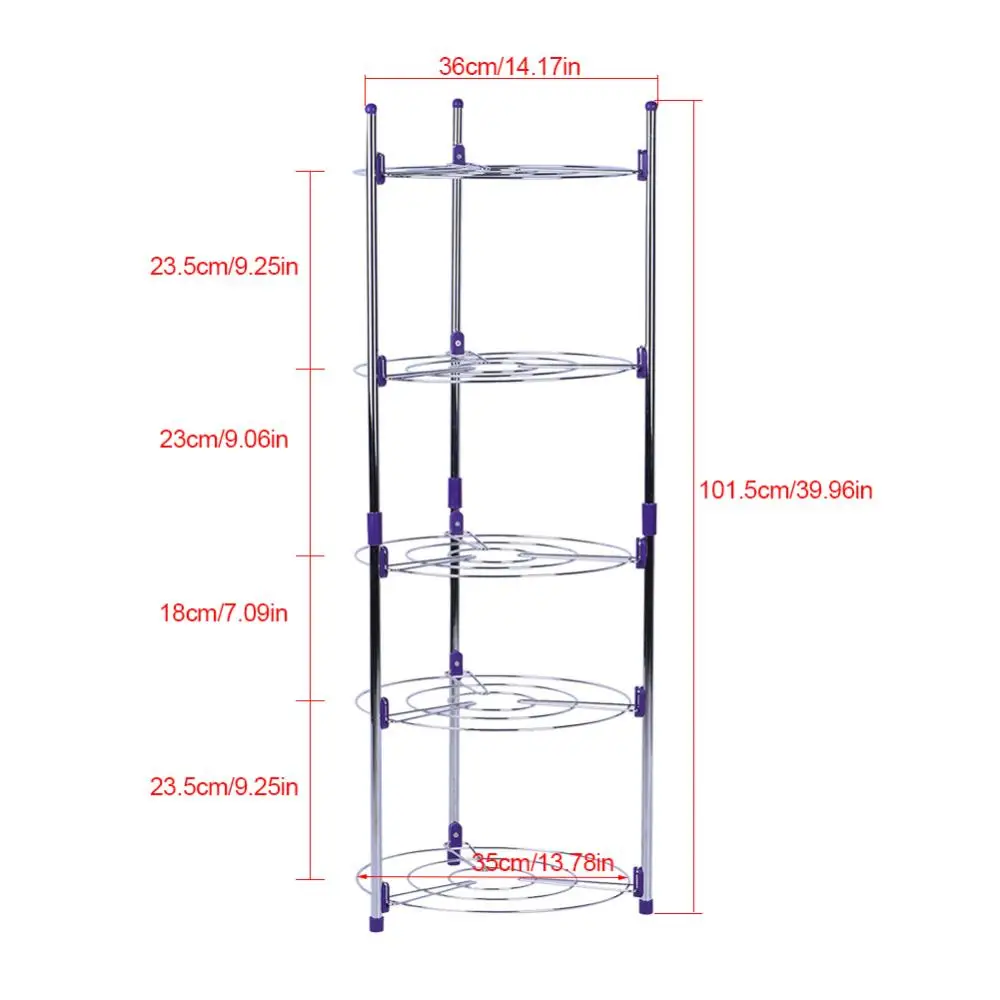 5 ярусов домашние кухонные сковороды горшки стеллаж для хранения прочный металлический провод стеллажи Органайзер