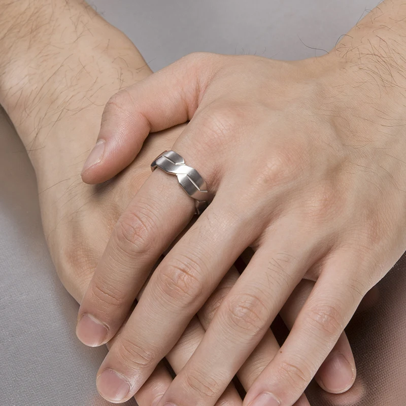 Saya полированное кольцо 8 мм/10 мм ширина мужское белое вольфрамовое кольцо из карбида матовый Бесконечность Узелок узор обручальное кольцо комфорт подходит 7-10