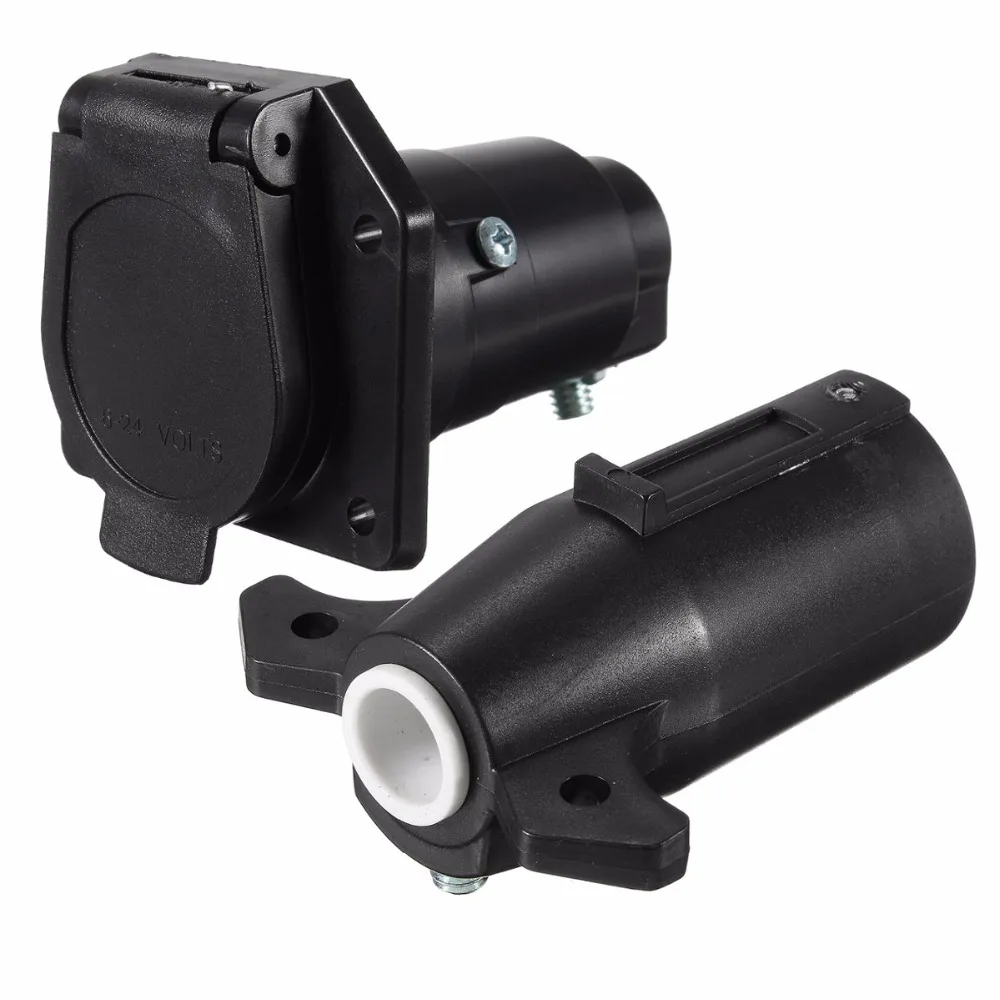 7 way RV trailer connector trailer plug+trailer socket,trailer parts