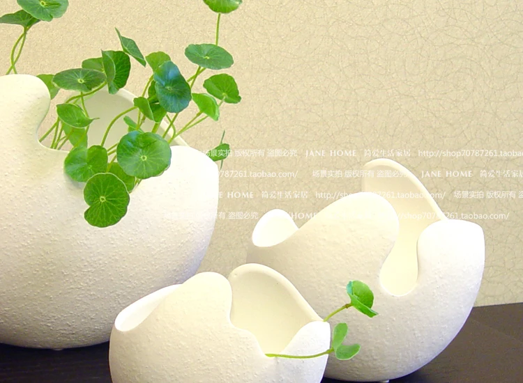 Домашнего декора ваза современная мода гидропоника ваза керамические яичной скорлупы ваза обеденный стол вазу искусственные цветы фарфор