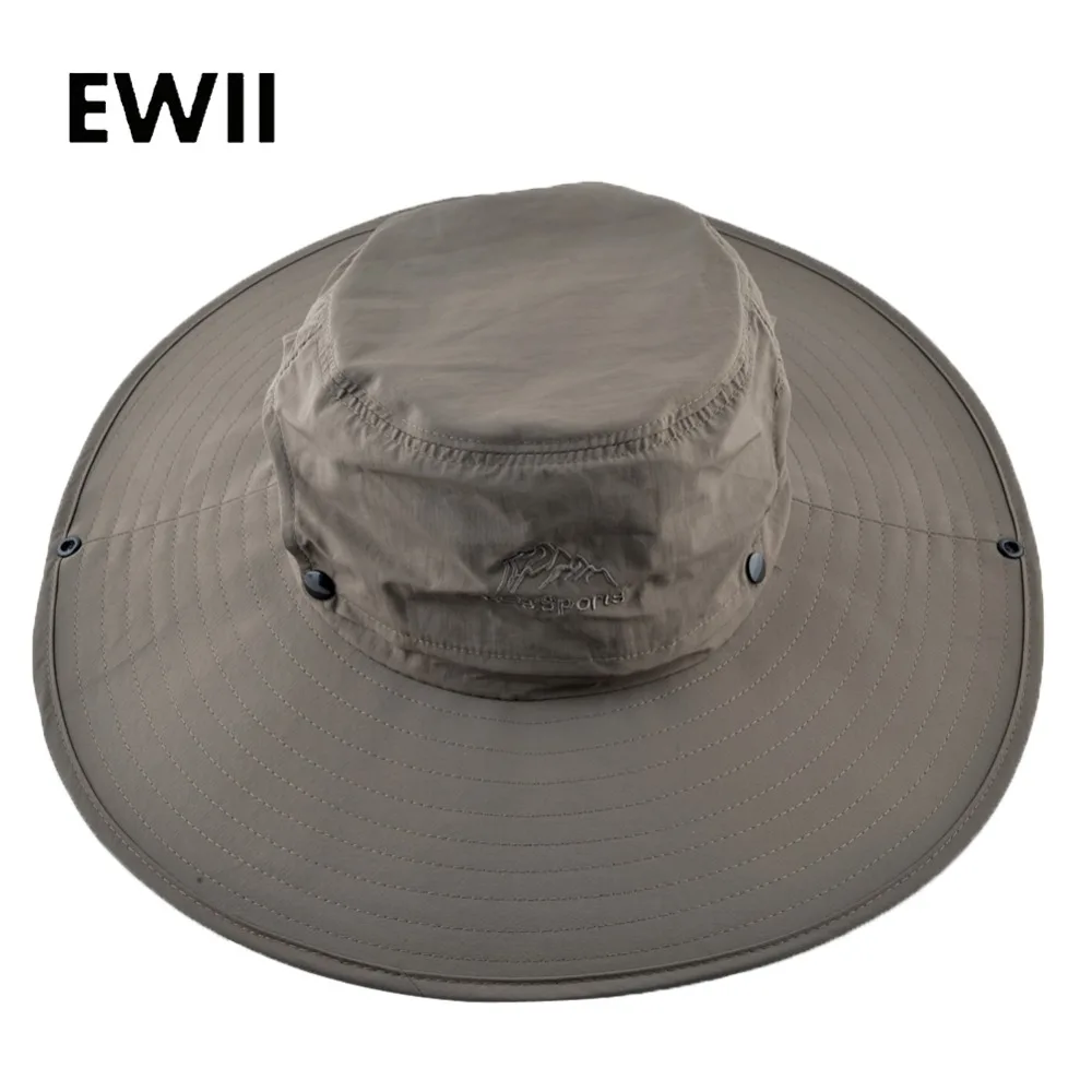 

Summer Camping Fishing Cap Men Wide Brim Sun Hats Unisex Outdoor Fisherman Bucket Caps Women Visor Beach Bob Hat Waterproof Bone